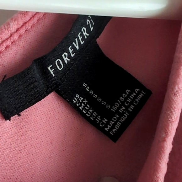 Forever 21 pink peplum top - Picture 4 of 4